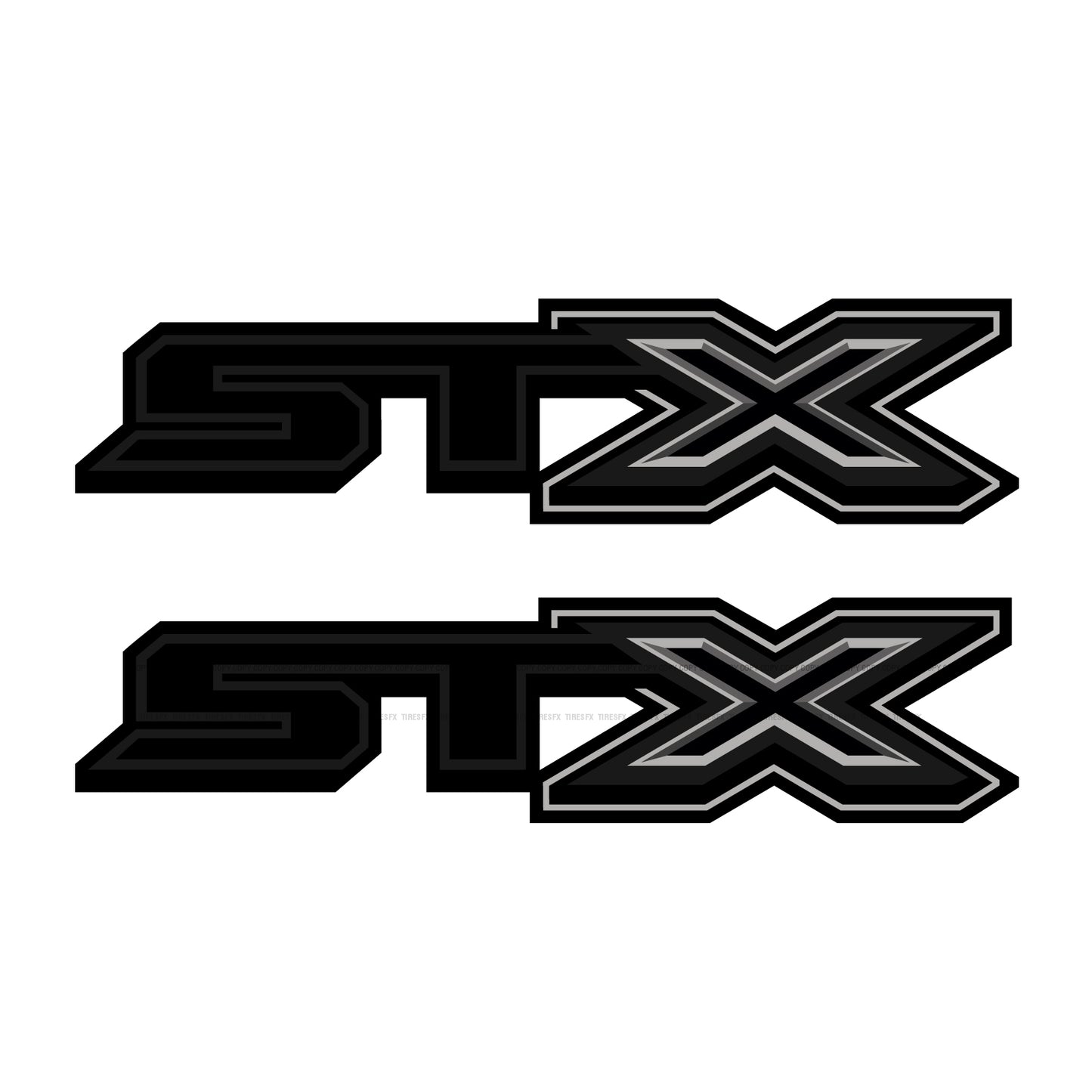 STX Decals Replacement Stickers Ford Bedside