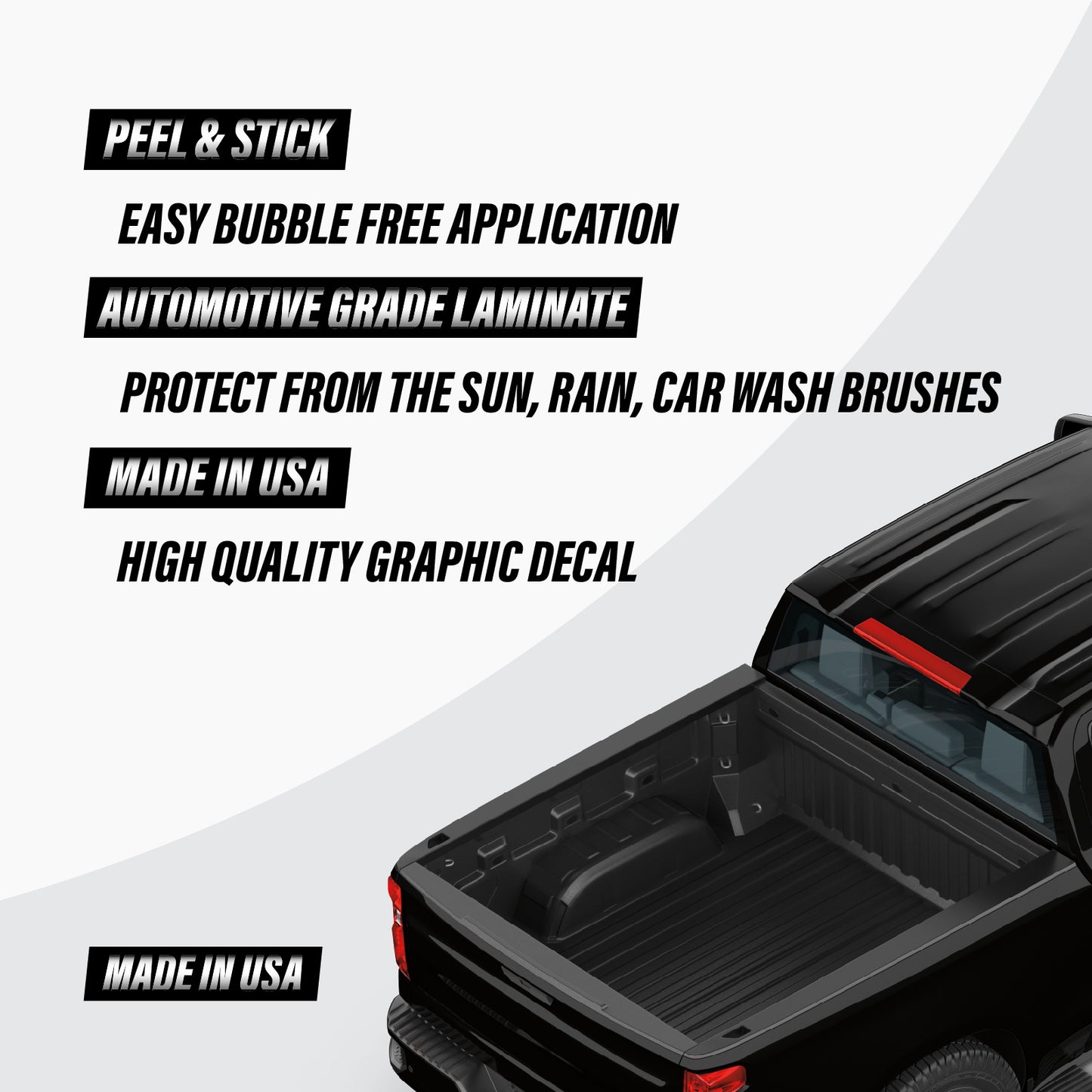 FX4 Off Road Decal Replacement Sticker / Skull Pixel Camo