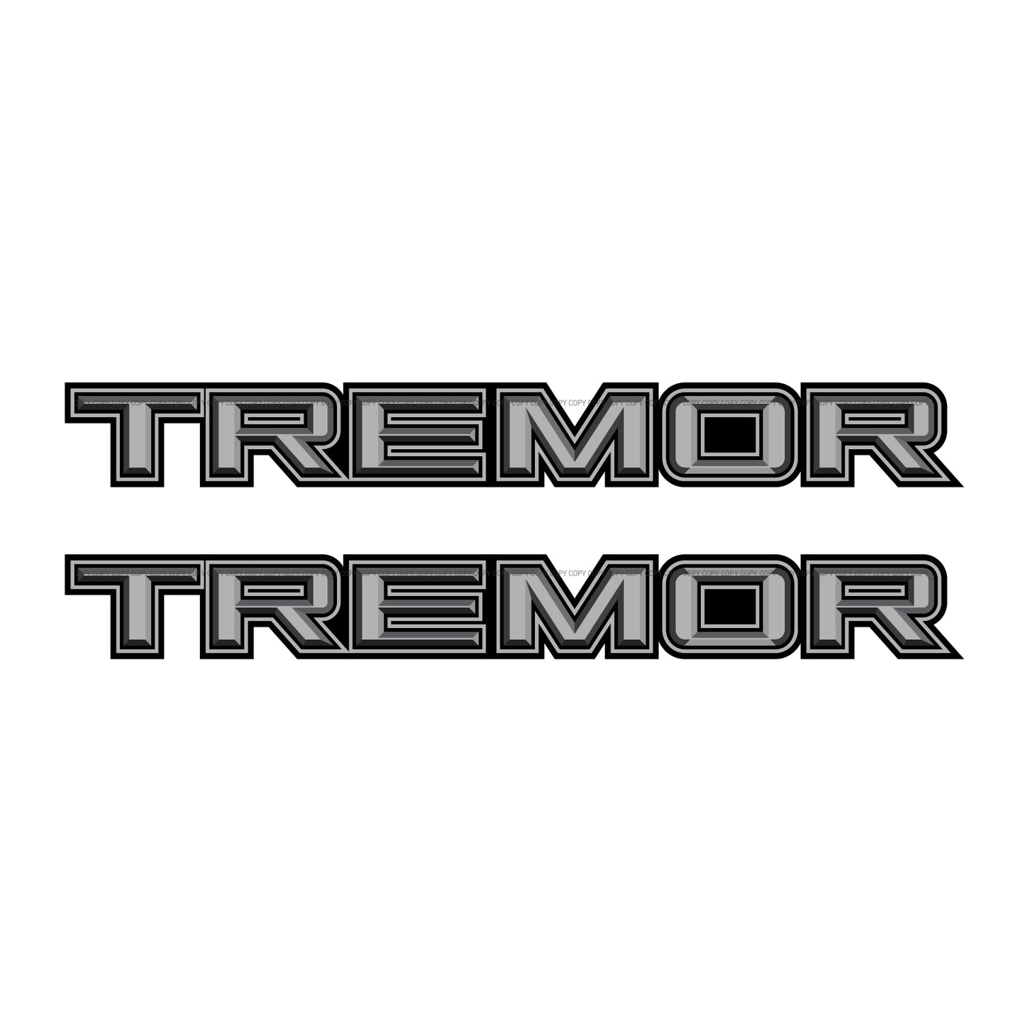 Tremor Decals Truck Bed Side Stickers