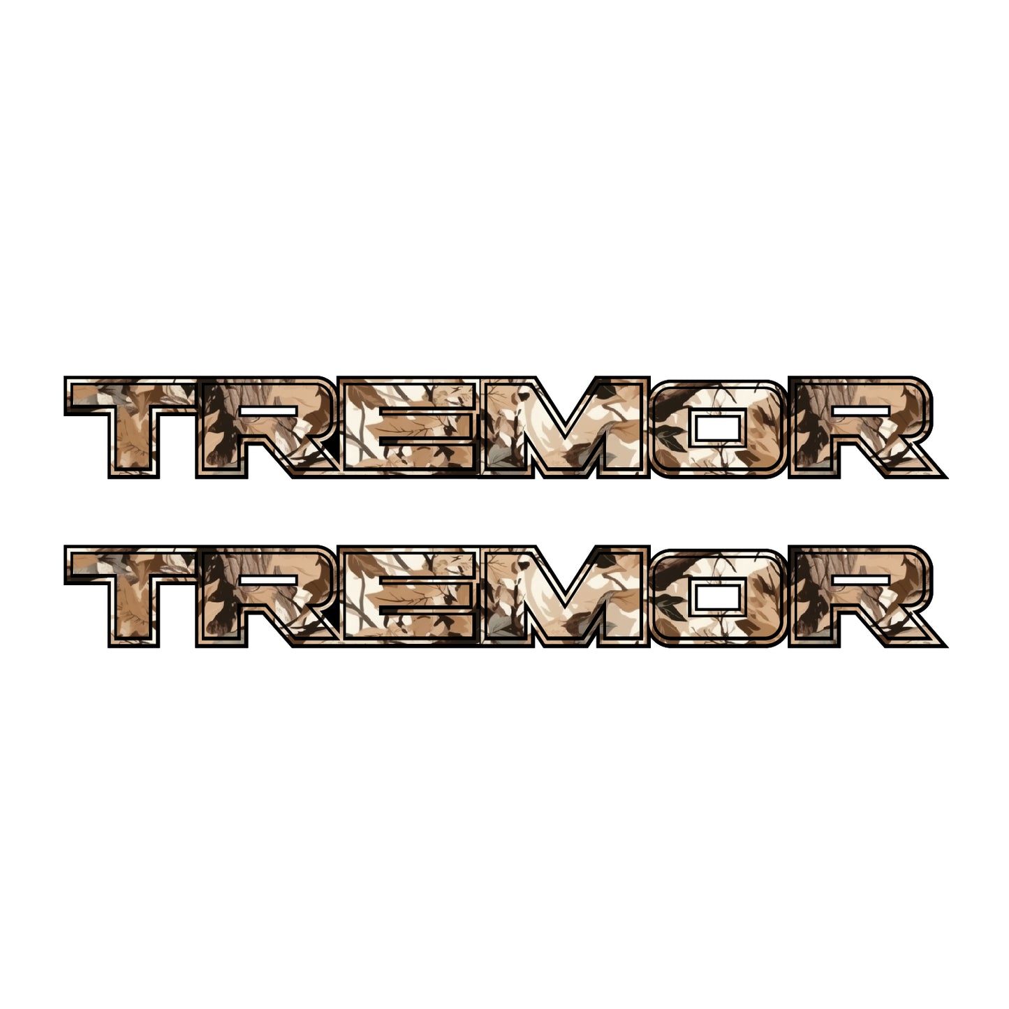 Tremor Decals Camouflage Truck Bed Side Nature Camo Stickers Ford F150 F250