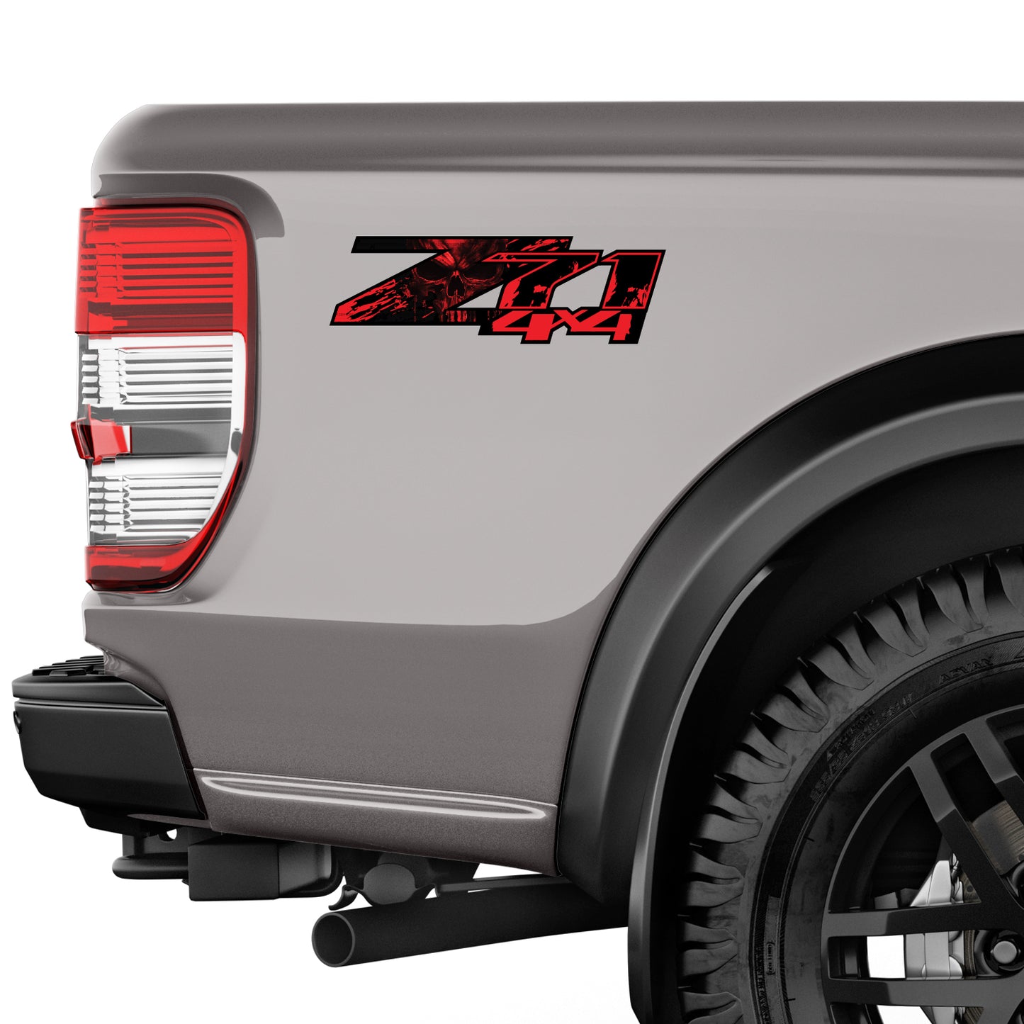 Z71 4x4 Decals Skull Stickers Chevy Silverado - F - 1500 2500 HD Stickers