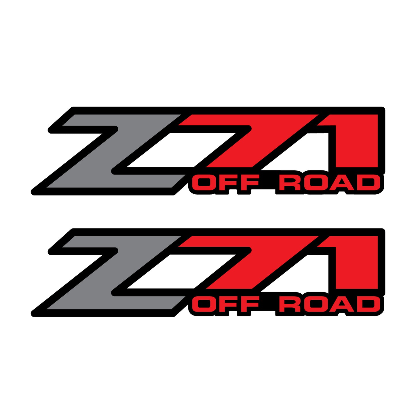 Z71 Offroad Decals Stickers for Chevy Silverado Z71 2001-2006 Bed Side 1500 2500 HD 01-06