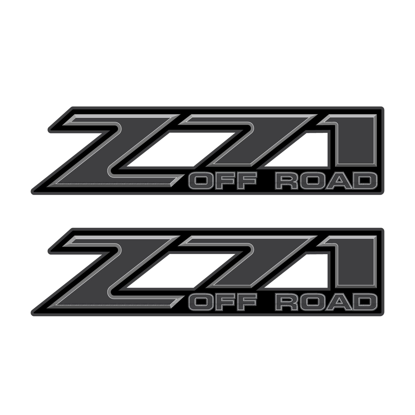 Z71 Offroad Decals Stickers for Chevy Silverado Z71 2001-2006 Bed Side 1500 2500 HD 01-06
