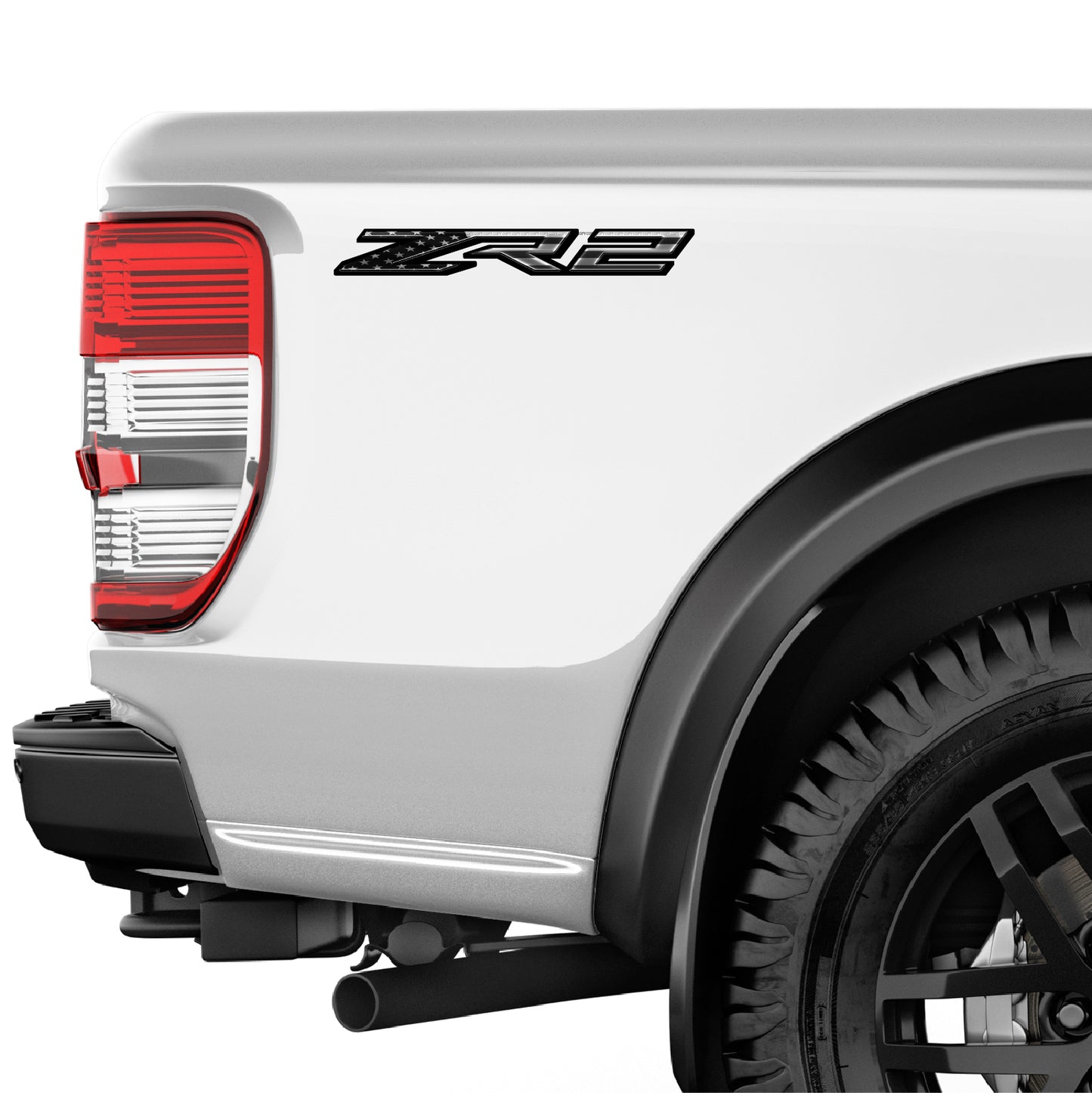 ZR2 Decals Bedside Replacement Sticker / Pack of 2