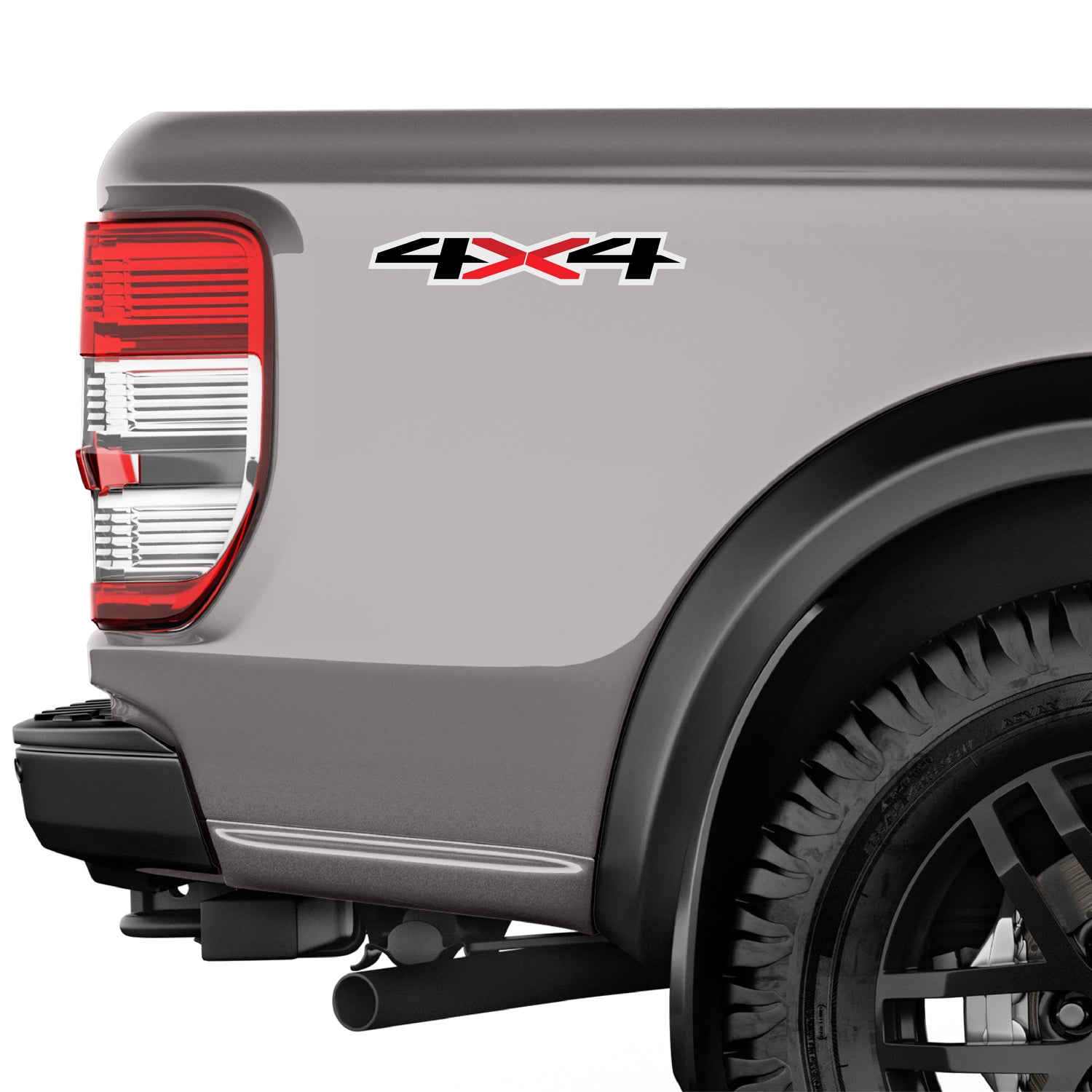 4x4 Off Road Black Decal Replacement Sticker | Bedside Off Road Emblem for 4x4 Truck GMC Sierra Chevy Silverado Suburban 2019 2020 - TiresFX