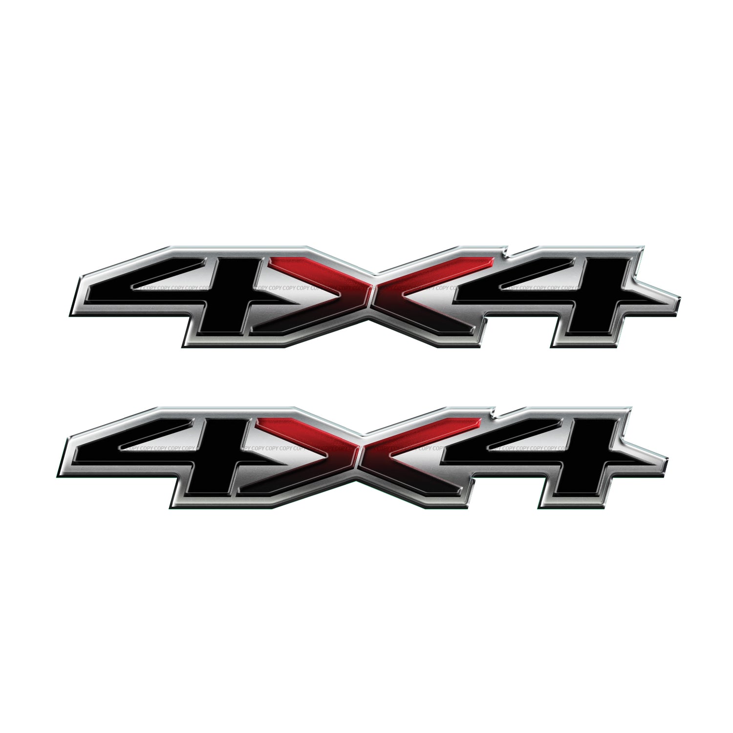 4x4 Off Road Metal Decal Replacement Sticker | Bedside Off Road Sticker for 4x4 Truck GMC Sierra Chevy Silverado Suburban 2019 2020 - TiresFX