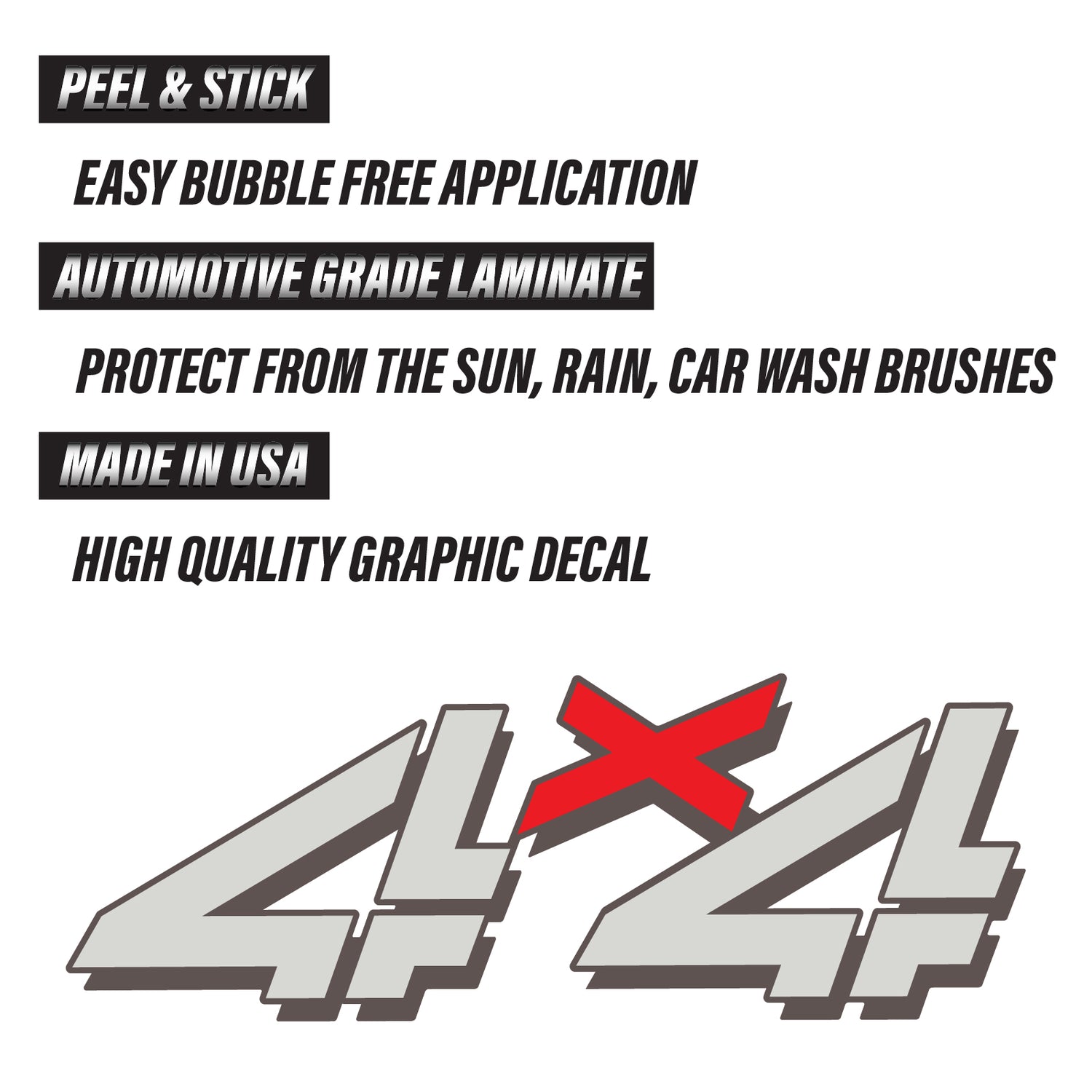 4x4 Decals 4x4 Stickers - TiresFX