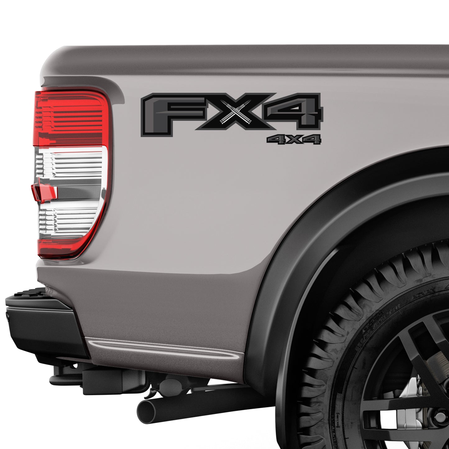 FX4 4x4 Black Bullets Decal Replacement Sticker Ford F 150 Bedside Emblem for 4x4 Truck Super Duty