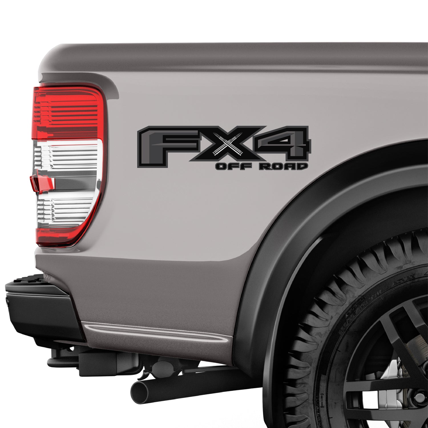 FX4 Off Road Decal Replacement Sticker Ford F 150 Bedside Emblem for 4x4 Truck Super Duty F250 F350 F450 - TiresFX