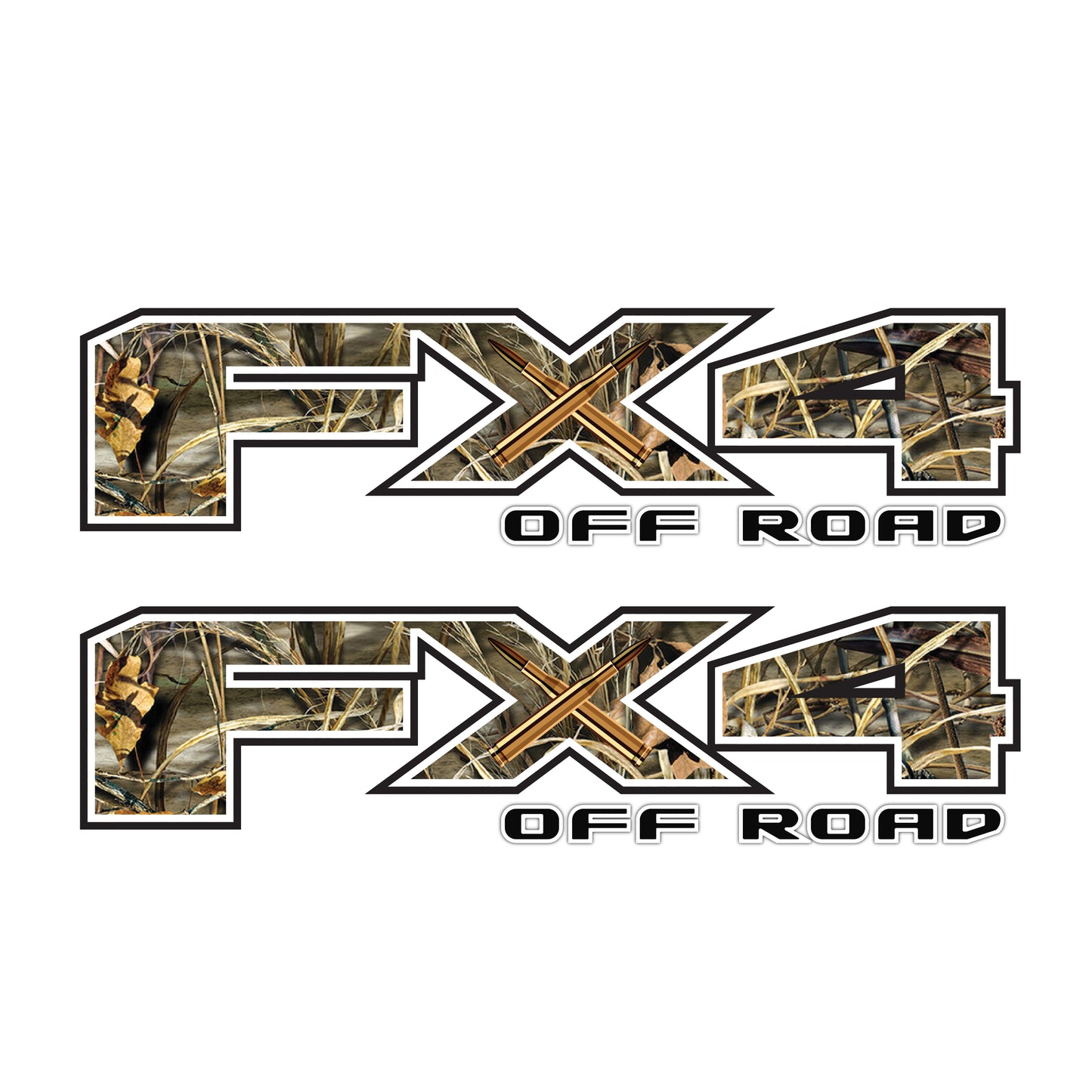FX4 Off Road Camo Decal Replacement Sticker Ford F 150 Bedside Emblem for 4x4 Truck Super Duty