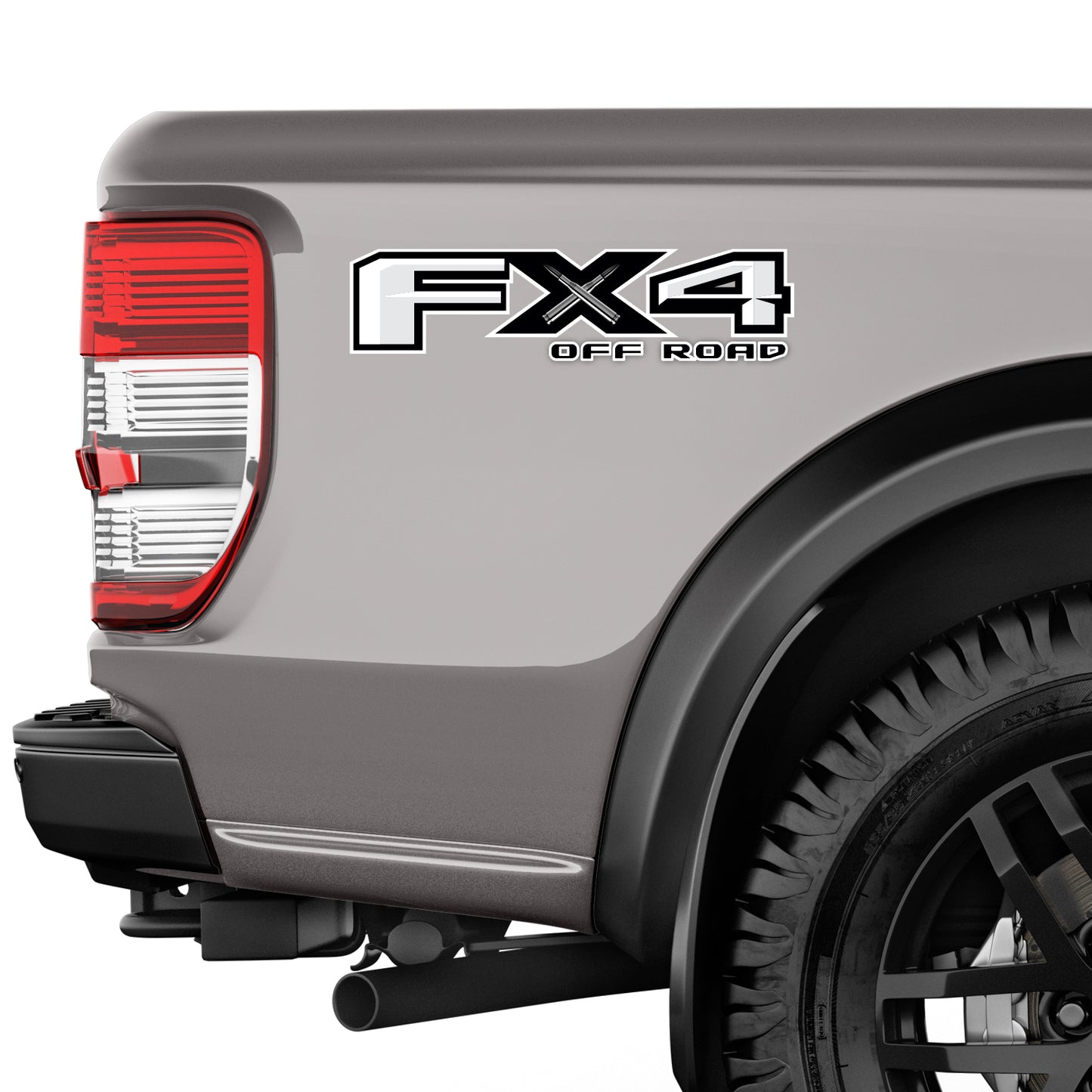 FX4 Off Road Bullets Decal Replacement Sticker Ford F 150 Bedside Emblem for 4x4 Truck Super Duty