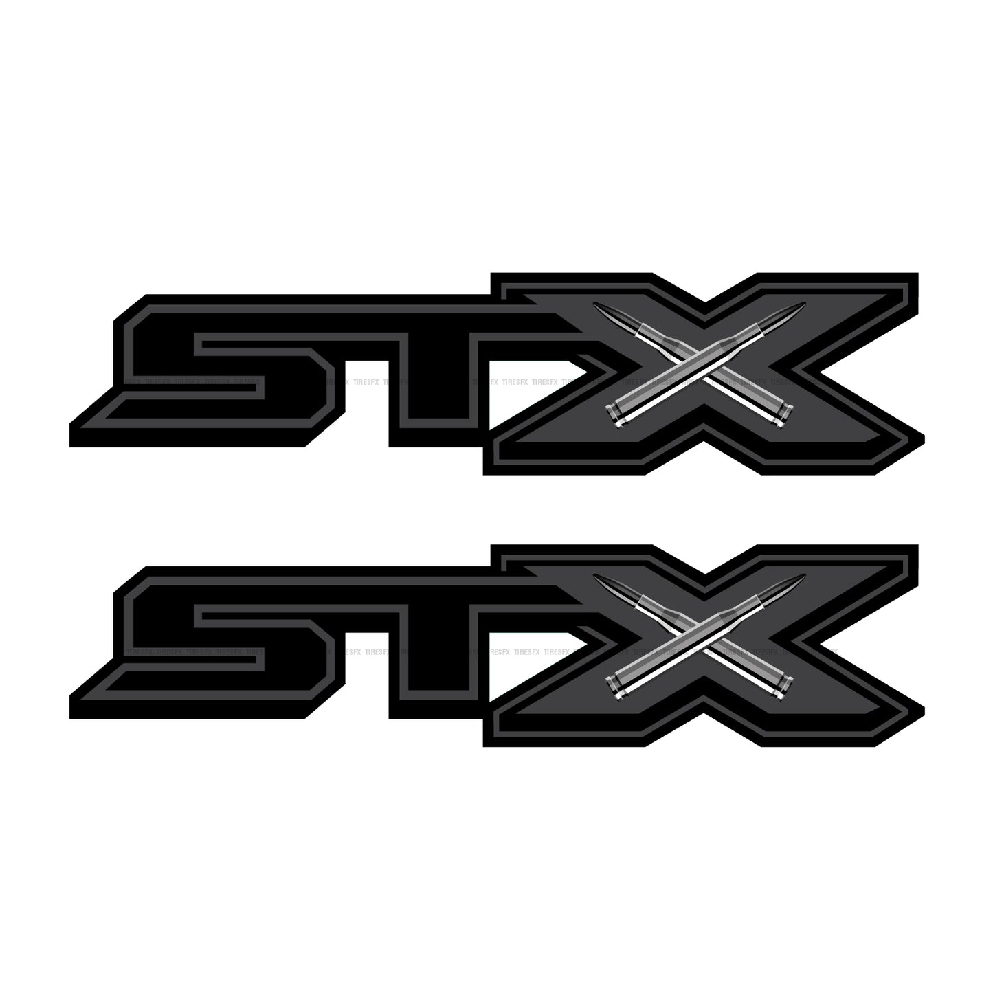 Ford STX Decals Stickers for Truck Compatible F150 (2015 - 2020) - TiresFX