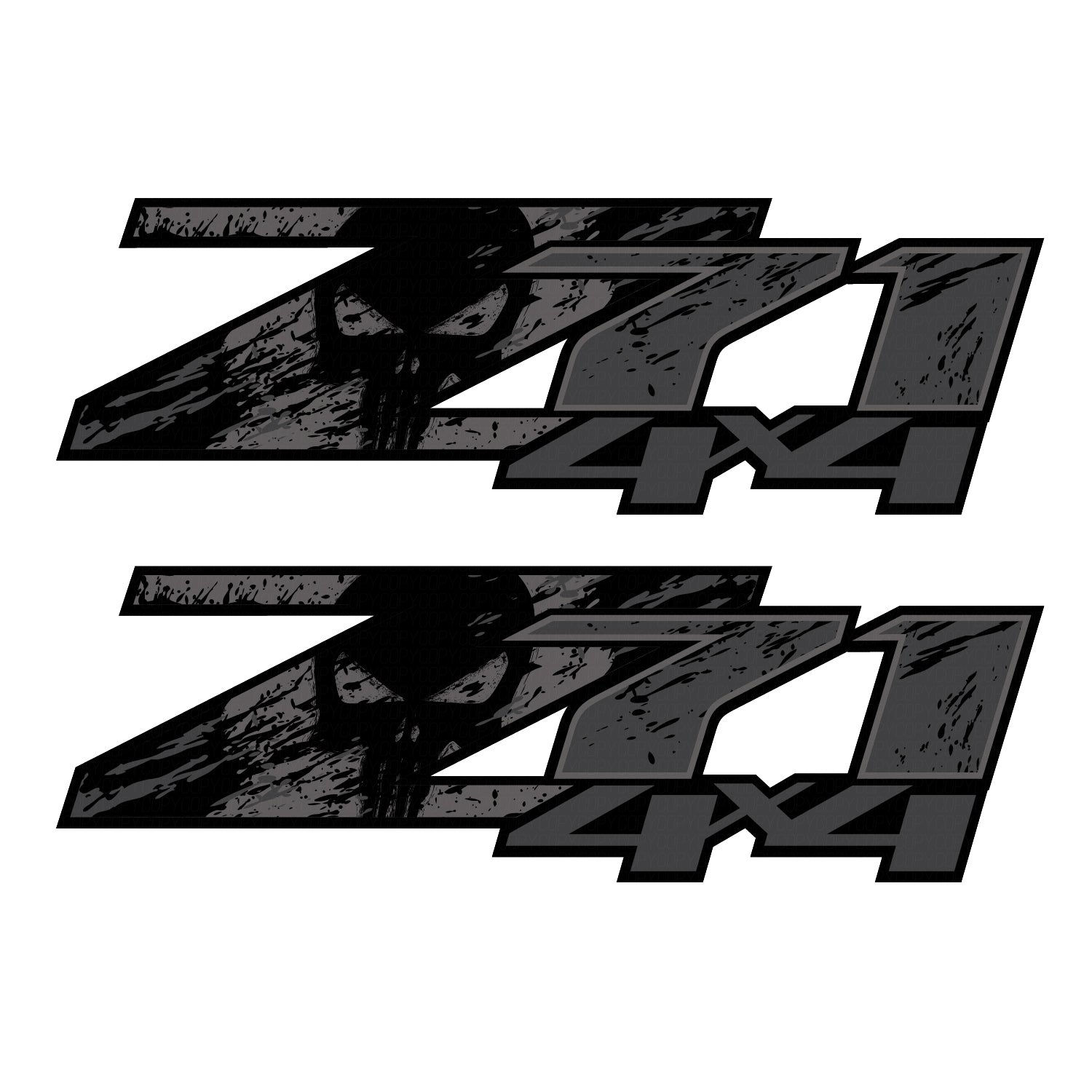 Z71 4x4 Decals Black Stickers Chevy Silverado - F - 1500 2500 HD Stick –  TiresFX