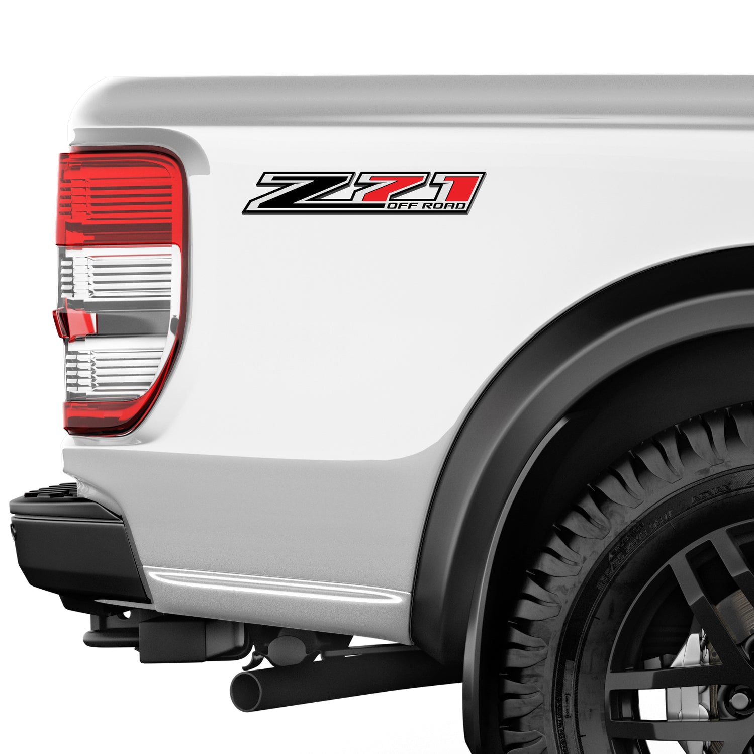 Z71 Offroad Truck Decals Z-Black - 2014-2018 Bedside Stickers - TiresFX