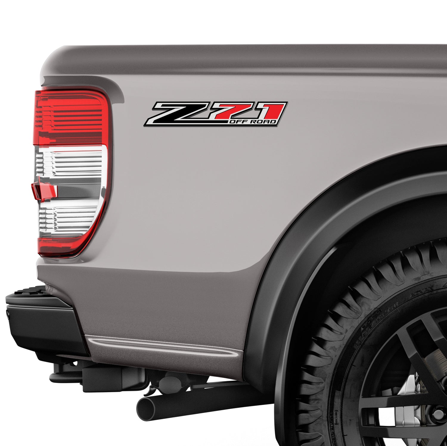 Z71 Offroad Truck Decals Z-Black - 2014-2018 Bedside Stickers - TiresFX