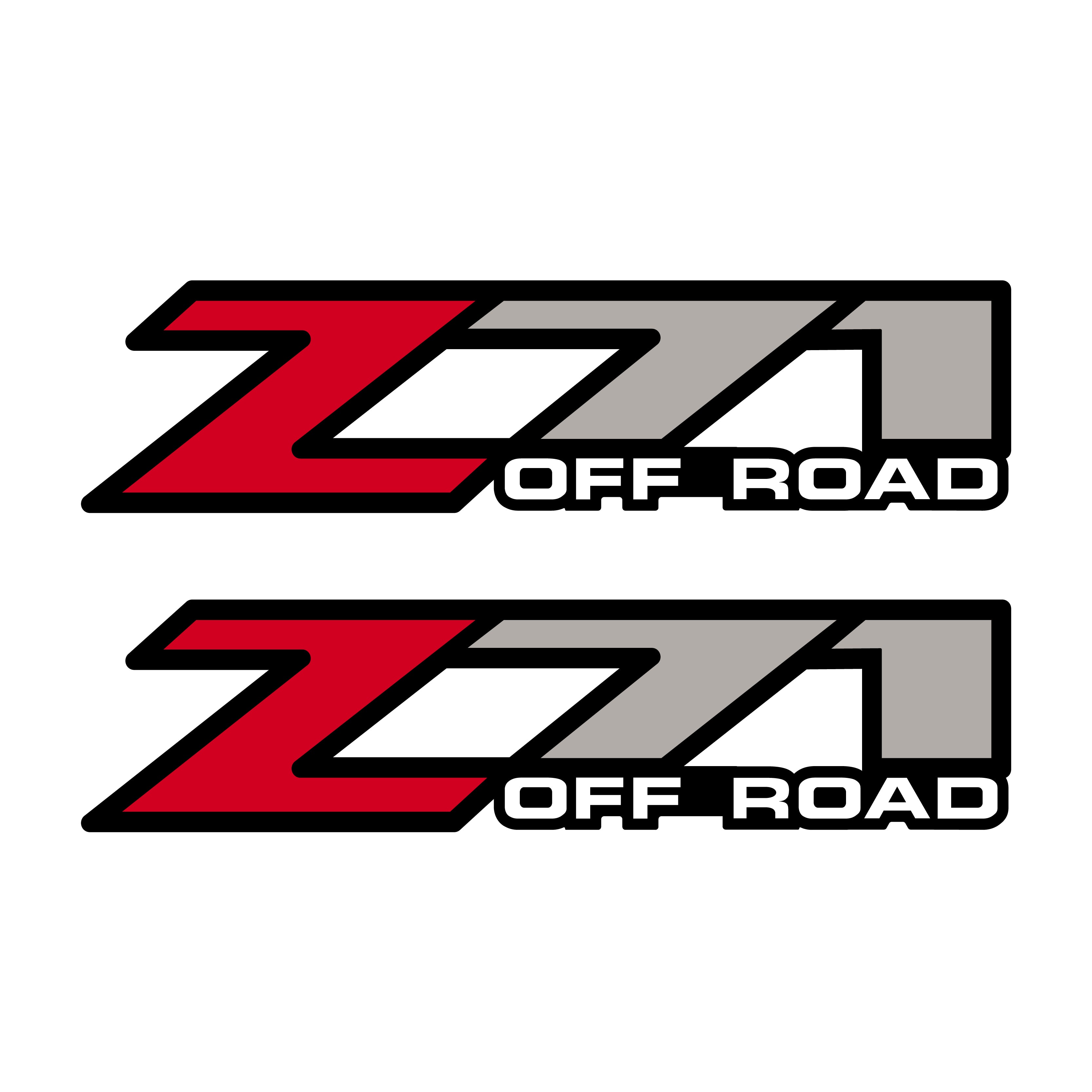 Z71 Offroad Decals Stickers for Chevy Silverado Z71 20012006 Bed Side