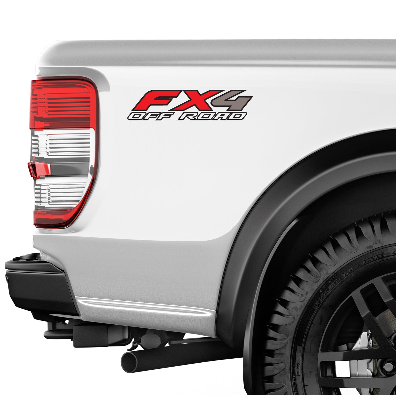 FX4 Off Road Decals Stickers - F (1997-2010) Super Duty F250 F350 F450 - TiresFX