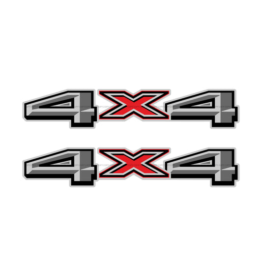 4X4 Decals Bedside Truck Stickers Compatible with New F150, F250, F350 Super Duty