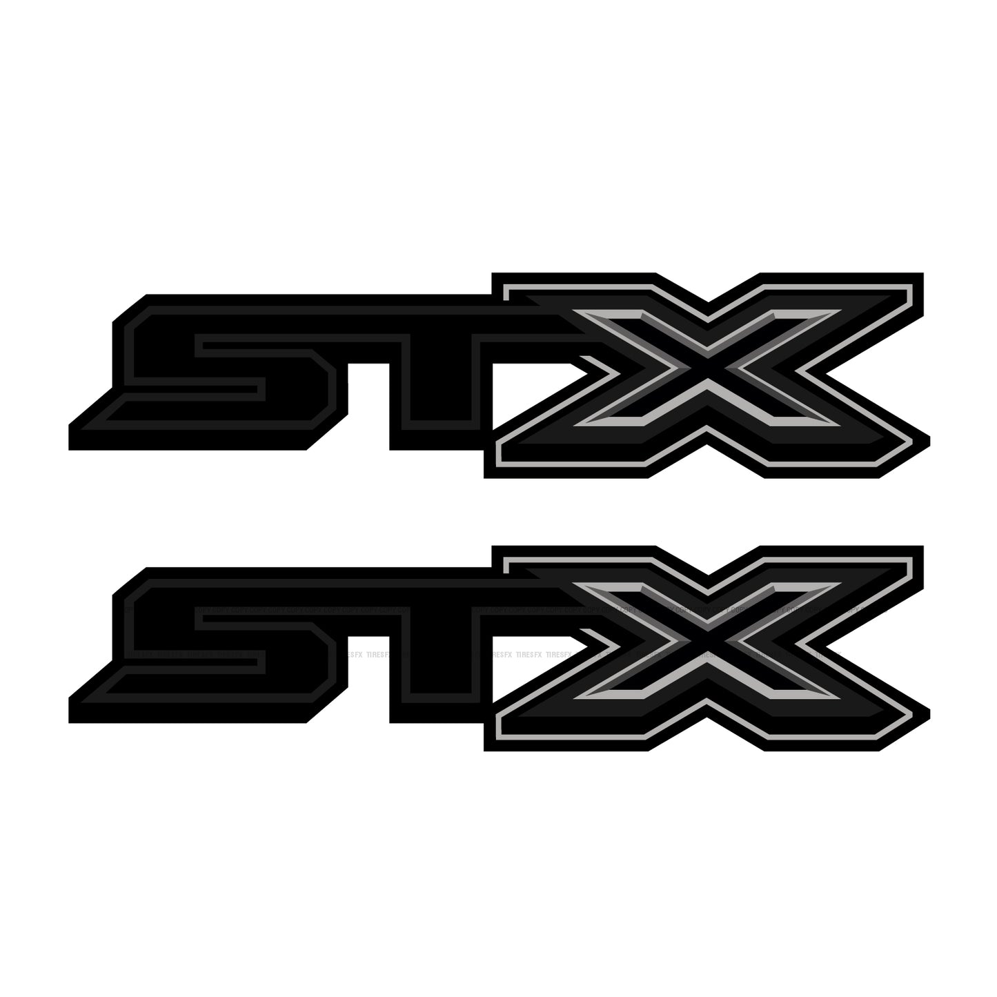 STX Decals Replacement Stickers Ford Bedside
