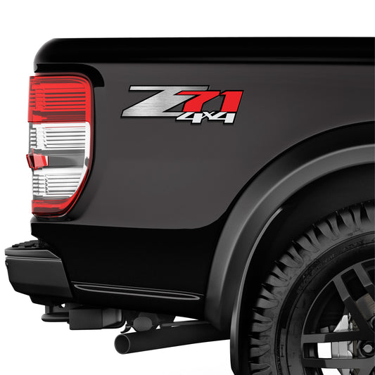 Z71 4x4 Decals Metal Stickers Chevy Silverado - F - 1500 2500 HD Stickers