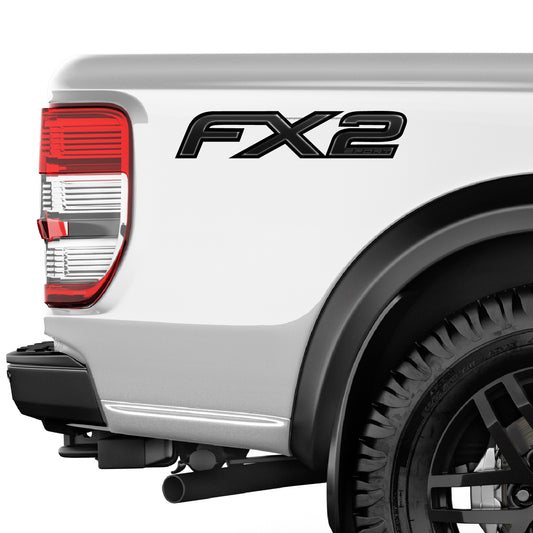 FX2 Sport Decals F Stickers Truck Bed Side / Black