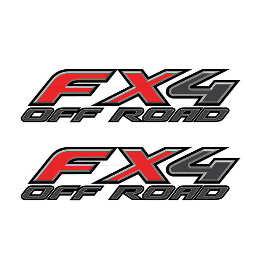 FX4 Off Road Decals Stickers - F (1997-2010) Super Duty F250 F350 F450