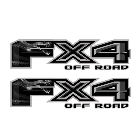 FX4 Off Road Snake Decal Replacement Sticker Ford F 150 Bedside Emblem for 4x4 Truck Super Duty