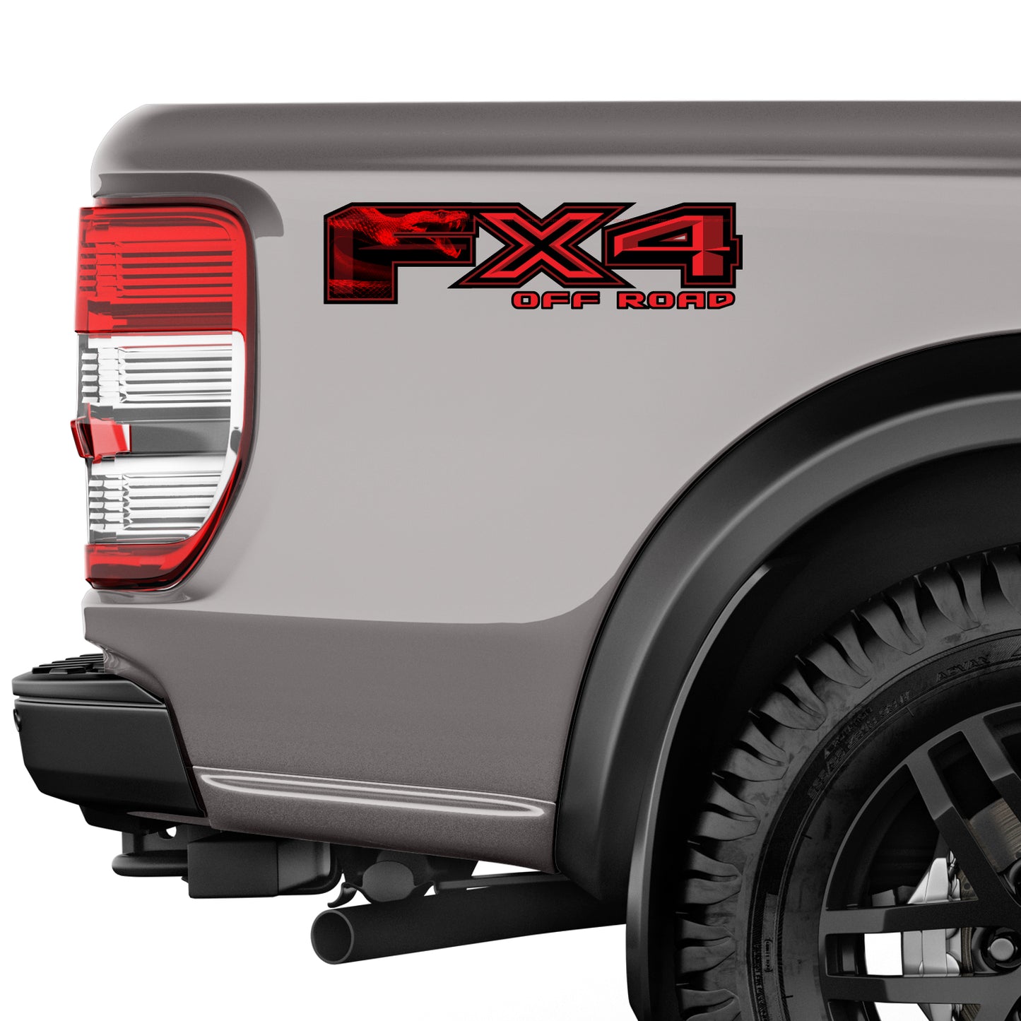 FX4 Off Road Snake Decal Replacement Sticker Ford F 150 Bedside Emblem for 4x4 Truck Super Duty