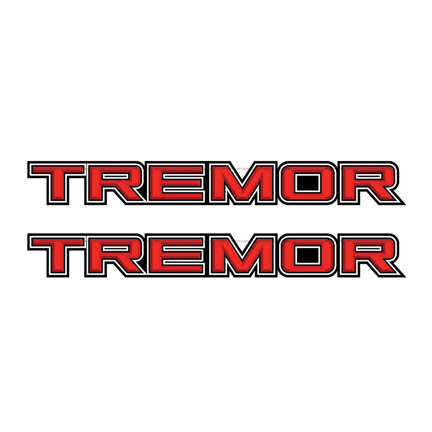 Tremor Decals Truck Bed Side Stickers