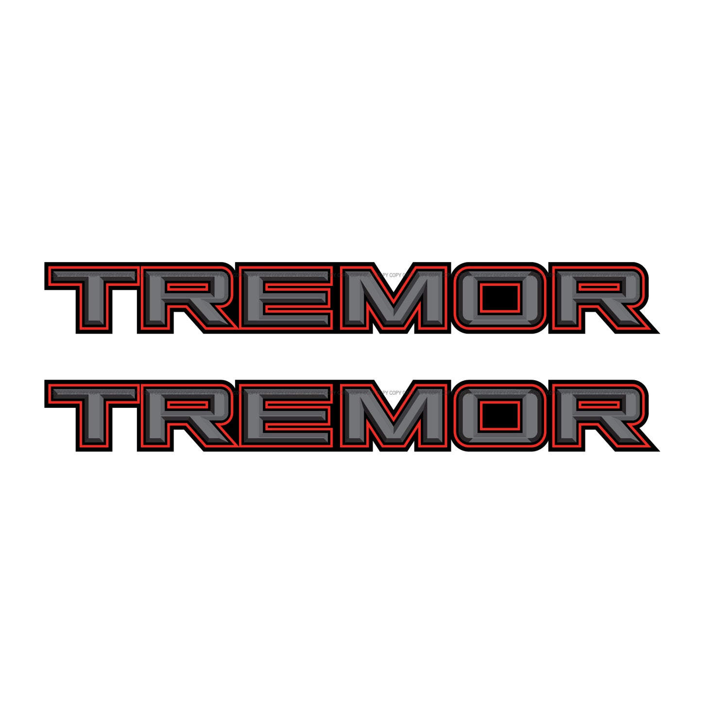 Tremor Decals Truck Bed Side Stickers