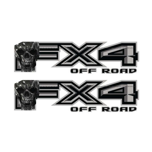 FX4 Off Road Decal Replacement Sticker / Skull
