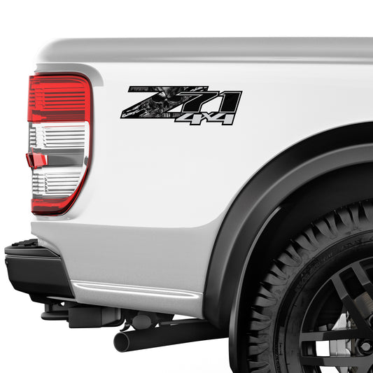 Z71 4x4 Decals Skull Stickers Chevy Silverado - F - 1500 2500 HD Stickers