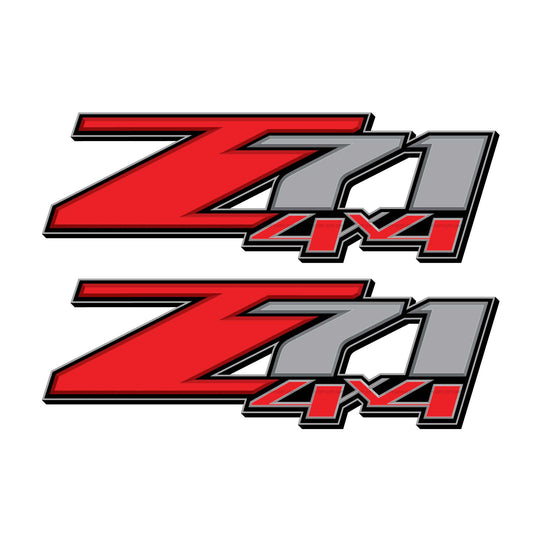 Z71 4x4 Decals Stickers Chevy Silverado - F - 1500 2500 HD Stickers