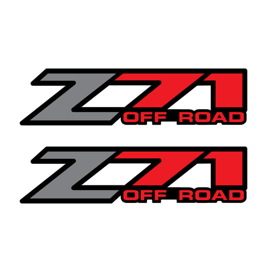 Z71 Offroad Decals Stickers for Chevy Silverado Z71 2001-2006 Bed Side 1500 2500 HD 01-06
