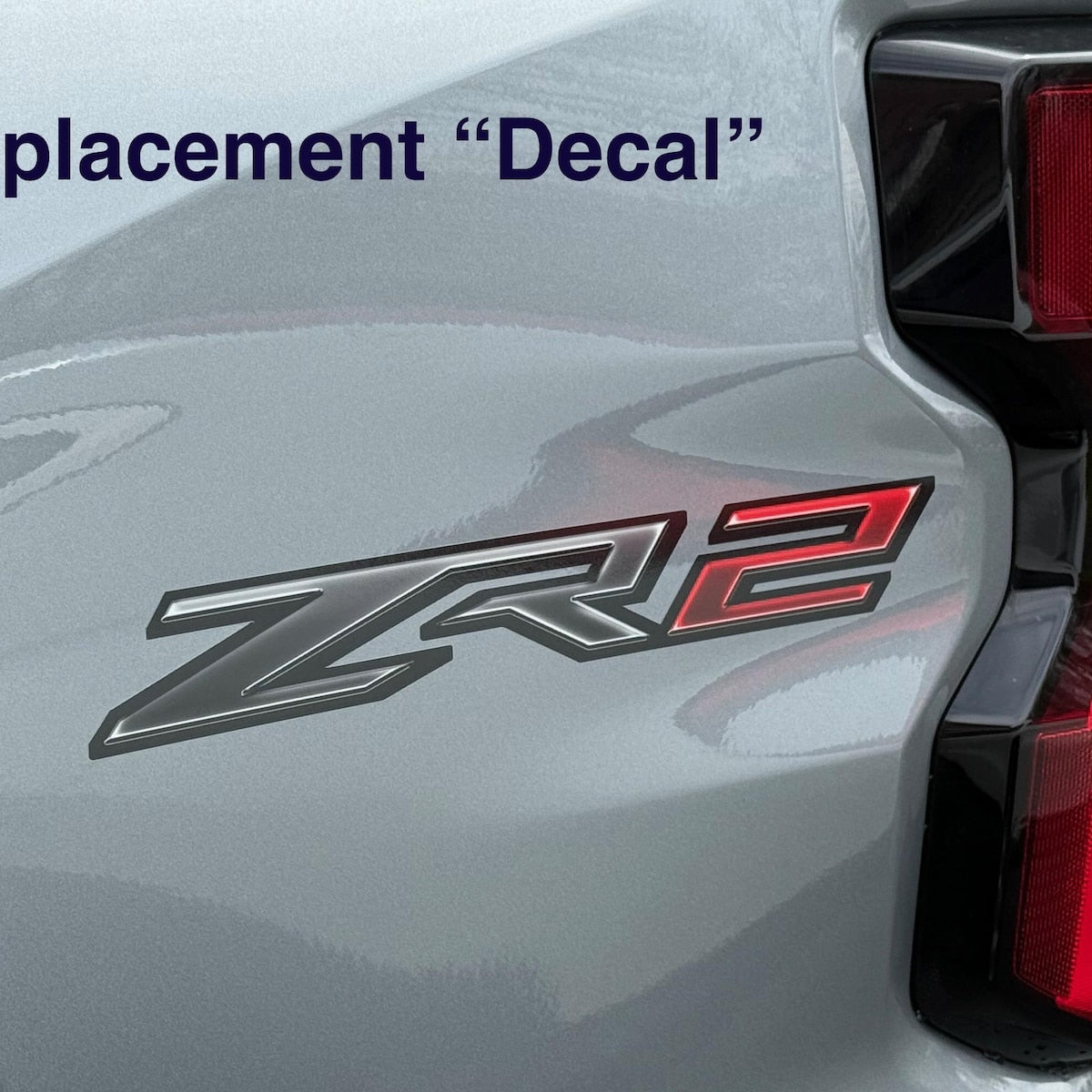 ZR2 Decals Bedside Replacement Sticker / Pack of 2