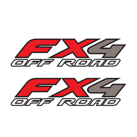 FX4 Off Road Decals Stickers - F (1997-2010) Super Duty F250 F350 F450 - TiresFX