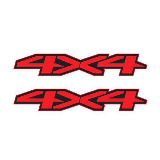4x4 Off Road RED Decal Replacement Sticker | Bedside Off Road Sticker for 4x4 Truck GMC Sierra Chevy Silverado Suburban 2019 2020 - TiresFX