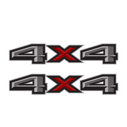 4X4 Decals Bedside Truck Stickers (2015, 2016, 2017, 2018) - TiresFX