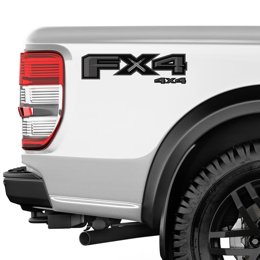 FX4 4x4 Black Bullets Decal Replacement Sticker Ford F 150 Bedside Emblem for 4x4 Truck Super Duty