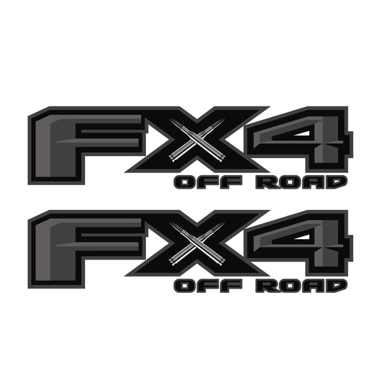 FX4 Off Road Decal Replacement Sticker Ford F 150 Bedside Emblem for 4x4 Truck Super Duty F250 F350 F450 - TiresFX
