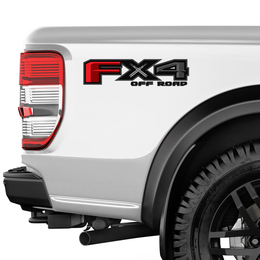 FX4 Off Road Bullets Decal Replacement Sticker Ford F 150 Bedside Emblem for 4x4 Truck Super Duty