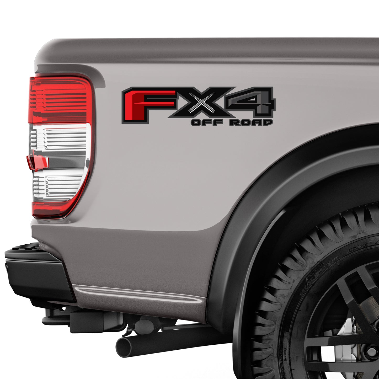 FX4 Off Road Bullets Decal Replacement Sticker Ford F 150 Bedside Emblem for 4x4 Truck Super Duty
