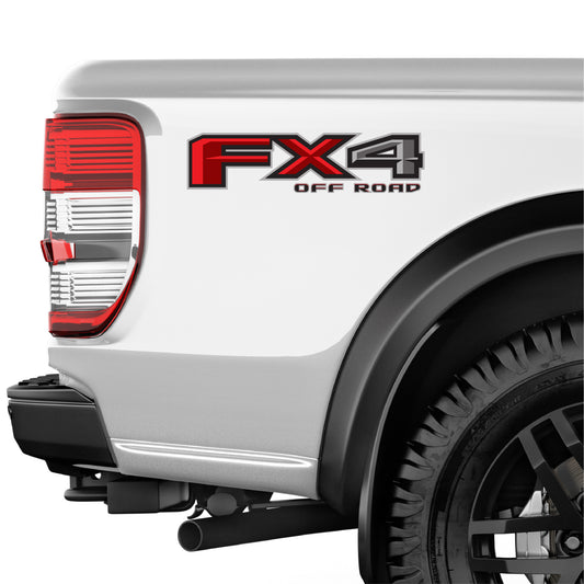 FX4 Off Road Decal Replacement Sticker Ford F 150 Bedside Emblem for 4x4 Truck Super Duty F250 F350 F450 - TiresFX