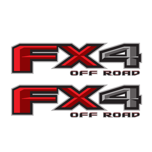 FX4 Off Road Decal Replacement Sticker Ford F 150 Bedside Emblem for 4x4 Truck Super Duty F250 F350 F450 - TiresFX