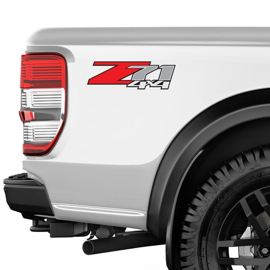 Z71 4x4 (Set of 2 Decals) - F - 1500 2500 HD Stickers - TiresFX