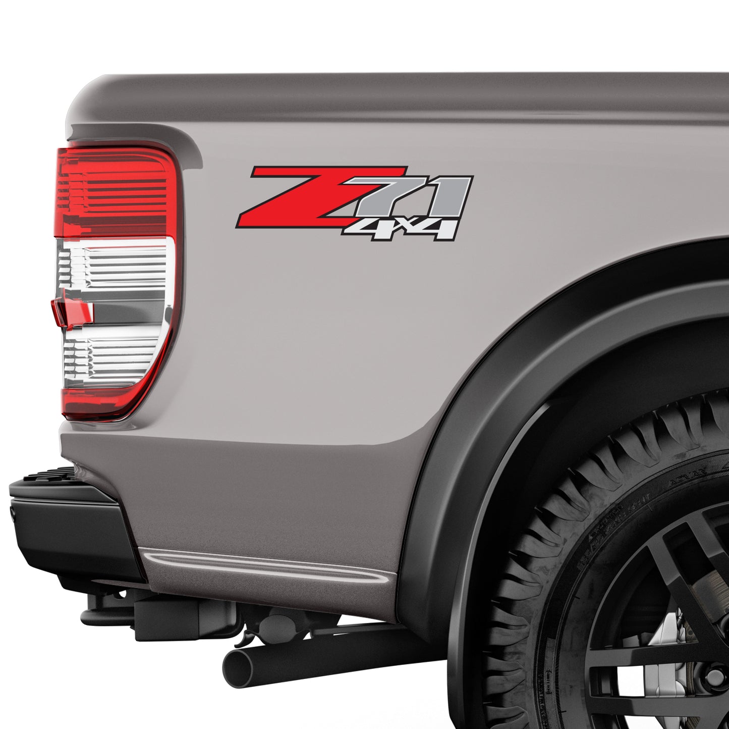 Z71 4x4 (Set of 2 Decals) - F - 1500 2500 HD Stickers - TiresFX