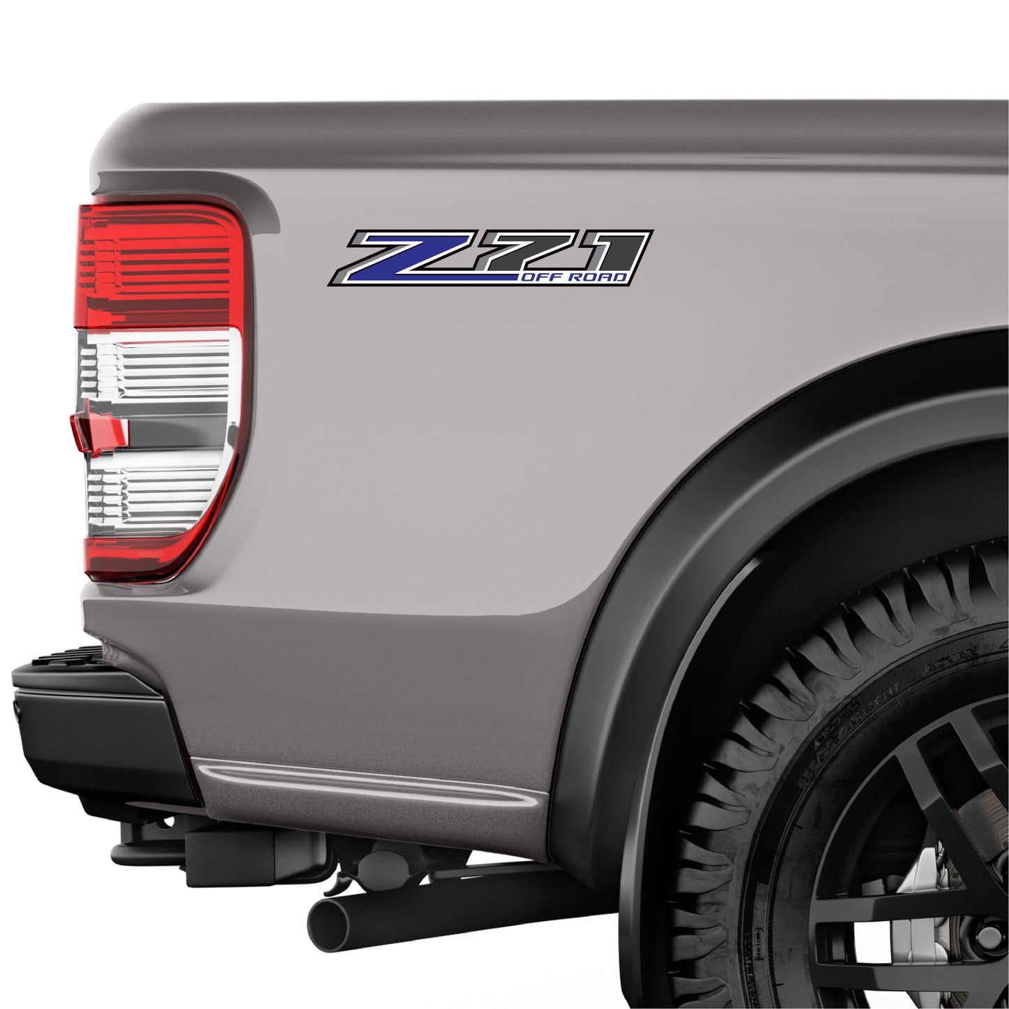 Z71 Offroad Truck Decals Blue - 2014-2018 Bedside Stickers - TiresFX